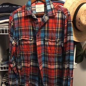 Long sleeve button down fleece